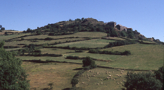 Le site du château de Chavagnac