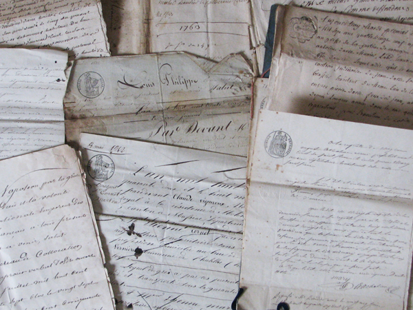 La conservation des papiers de famille